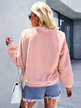 Warm Fleece Long Sleeve Zip Jacket